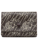 ベルルッティ BERLUTI アカジュー トワル マルブフ ウォレット 106132529 ブラウン カーフ 三つ折り財布 茶