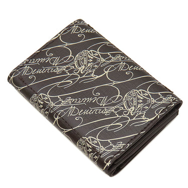 ベルルッティ BERLUTI アカジュー トワル マルブフ ウォレット 106132529 ブラウン カーフ 三つ折り財布 茶