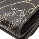 ベルルッティ BERLUTI アカジュー トワル マルブフ ウォレット 106132529 ブラウン カーフ 三つ折り財布 茶