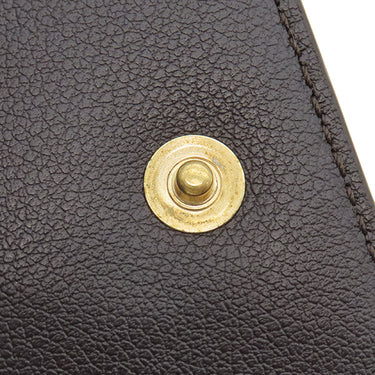 ベルルッティ BERLUTI アカジュー トワル マルブフ ウォレット 106132529 ブラウン カーフ 三つ折り財布 茶