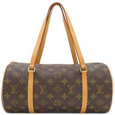 ルイヴィトン LOUIS VUITTON パピヨン 30 M51385 モノグラム モノグラムキャンバス ハンドバッグ ゴールド金具 茶