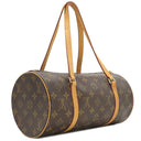 ルイヴィトン LOUIS VUITTON パピヨン 30 M51385 モノグラム モノグラムキャンバス ハンドバッグ ゴールド金具 茶