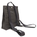 エルメス HERMES エールライン アド MM グレー キャンバス リュック・デイパック シルバー金具 鍵・カデナ欠品