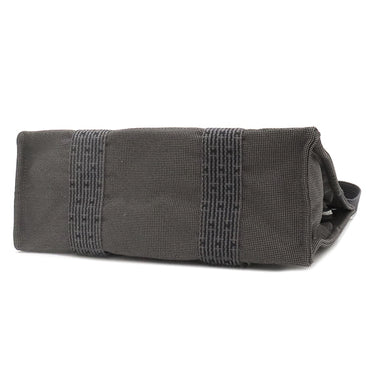 エルメス HERMES エールライン アド MM グレー キャンバス リュック・デイパック シルバー金具 鍵・カデナ欠品