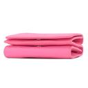 バレンシアガ BALENCIAGA ヴィル ミニウォレット 558208 ピンク カーフ 三つ折り財布 シルバー金具 コンパクトウォレット