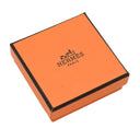 エルメス HERMES タッタソール ネイビーXホワイト エナメル メタル ピアス 馬柄