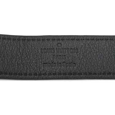 ルイヴィトン LOUIS VUITTON ブレスレット ホッケンハイム M8151E モノグラムエクリプス レザー モノグラムエクリプスキャンバス #19 ブレスレット シルバー金具 黒 グレー