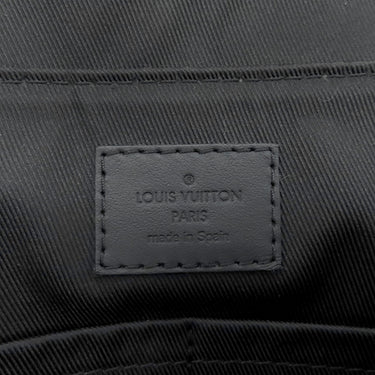 ルイヴィトン LOUIS VUITTON テイクオフ メッセンジャー M57080 ノワール グレインレザー ショルダーバッグ マットブラック金具 黒 斜め掛け