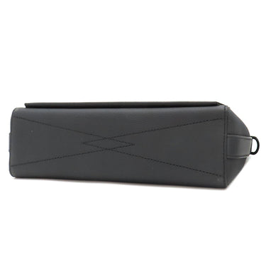 ルイヴィトン LOUIS VUITTON テイクオフ メッセンジャー M57080 ノワール グレインレザー ショルダーバッグ マットブラック金具 黒 斜め掛け