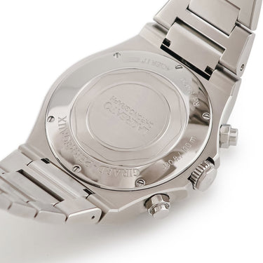 腕時計 ジラールペルゴ GIRARD PERREGAUX ロレアート クロノグラフ 42mm 81020-11-431-BB4A 自動巻き メンズ OH済 ブルー スモールセコンド