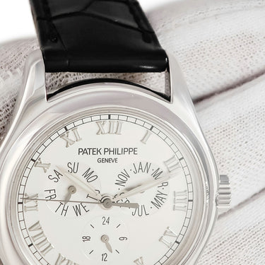 腕時計 パテックフィリップ PATEK PHILIPPE アニュアルカレンダー 5035G-024 自動巻き メンズ K18WG無垢 年次カレンダー トリプルカレンダー