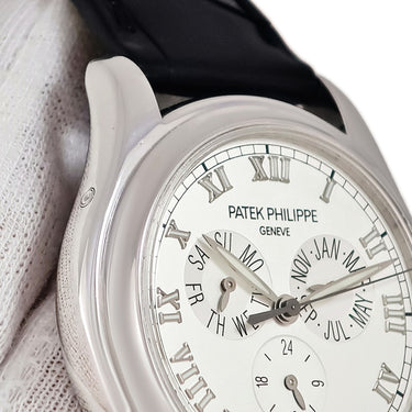 腕時計 パテックフィリップ PATEK PHILIPPE アニュアルカレンダー 5035G-024 自動巻き メンズ K18WG無垢 年次カレンダー トリプルカレンダー