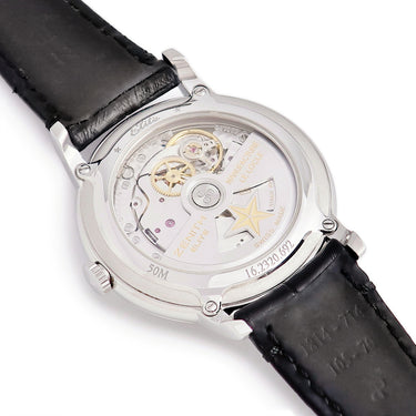 腕時計 ゼニス ZENITH エリート レディ ムーンフェイズ 16.2320.692/80.C714 自動巻き レディース 純正ダイヤ シェル バー