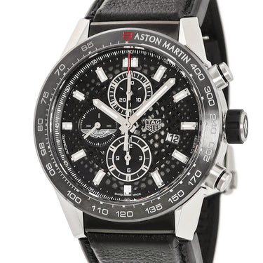 腕時計 タグホイヤー TAG Heuer カレラ キャリバー ホイヤー01 クロノグラフ アストンマーティン CAR2A1AB.FT6163 自動巻き メンズ