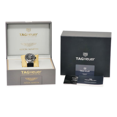 腕時計 タグホイヤー TAG Heuer カレラ キャリバー ホイヤー01 クロノグラフ アストンマーティン CAR2A1AB.FT6163 自動巻き メンズ