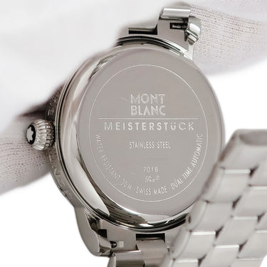 腕時計 モンブラン Montblanc マイスターシュティック 7018 M29105 自動巻き メンズ GMT デイデイト ブラック 黒 トリチウム