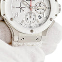 腕時計 ウブロ HUBLOT ビッグバン サンモリッツ 301.SE.230.RW 自動巻き メンズ ホワイト 白 デイト クロノグラフ スモールセコンド