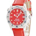 腕時計 オメガ OMEGA シーマスター プロフェッショナル 300 丸井限定 2552.61.05 自動巻き メンズ レディース OH済 デイト レッド