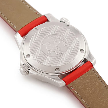 腕時計 オメガ OMEGA シーマスター プロフェッショナル 300 丸井限定 2552.61.05 自動巻き メンズ レディース OH済 デイト レッド