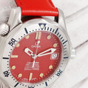 腕時計 オメガ OMEGA シーマスター プロフェッショナル 300 丸井限定 2552.61.05 自動巻き メンズ レディース OH済 デイト レッド
