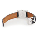 腕時計 エルメス HERMES Hウォッチ HH1.210 クオーツ レディース H型 シルバー ギヨシェ アラビア スクエア