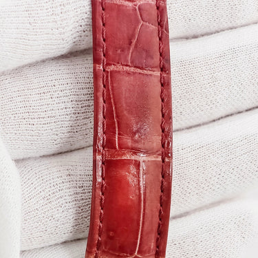 腕時計 カルティエ Cartier クレ ドゥ カルティエ 35mm WJCL0013 自動巻き レディース K18PG無垢 純正ダイヤ デイト ローマン 青針