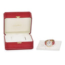 腕時計 カルティエ Cartier クレ ドゥ カルティエ 35mm WJCL0013 自動巻き レディース K18PG無垢 純正ダイヤ デイト ローマン 青針