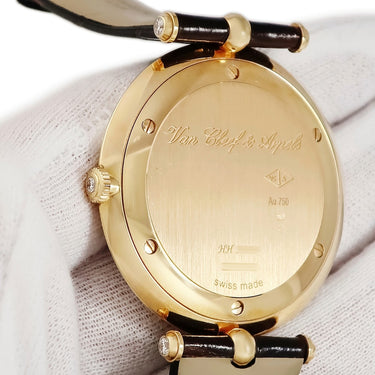 腕時計 ヴァンクリーフアーペル Van Cleef & Arpels ピエール アーペル VCARO3GL00 手巻き メンズ レディース K18RG無垢 純正ダイヤ 薄型