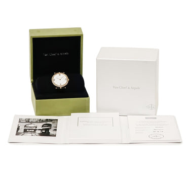 腕時計 ヴァンクリーフアーペル Van Cleef & Arpels ピエール アーペル VCARO3GL00 手巻き メンズ レディース K18RG無垢 純正ダイヤ 薄型