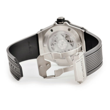 腕時計 ウブロ HUBLOT ビッグバン ウニコ サンブルー チタニウム パヴェ 415.NX.2027.VR.1704.MXM18 自動巻き メンズ 純正ダイヤ