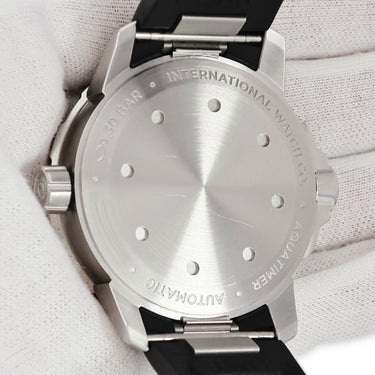 腕時計 IWC IWC アクアタイマー IW329001 自動巻き メンズ ブラック バー セーフダイブシステム付きベゼル