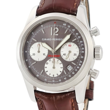 腕時計 ジラールペルゴ GIRARD PERREGAUX フェラーリ F1-2000 クロノグラフ 4956 自動巻き メンズ デイト グレー スモールセコンド 限定