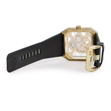 腕時計 ベル&ロス BELL＆ROSS BR01 サイバー スカル ブロンズ BR01-CSK-BR/SRB 手巻き メンズ スケルトン ガイコツ ドクロ 限定