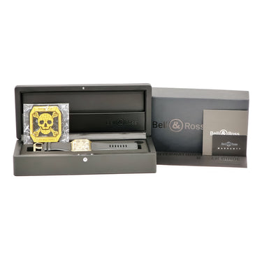 腕時計 ベル&ロス BELL＆ROSS BR01 サイバー スカル ブロンズ BR01-CSK-BR/SRB 手巻き メンズ スケルトン ガイコツ ドクロ 限定