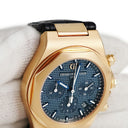 腕時計 ジラールペルゴ GIRARD PERREGAUX ロレアート クロノグラフ 81040-52-432-BB4A 自動巻き メンズ K18PG無垢 ブルー 青 バー デイト