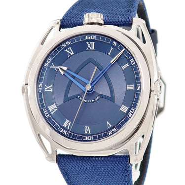 腕時計 ドゥ・ベトゥーン DE BETHUNE タイタンホーク DB27TIS3V2PS 自動巻き メンズ 新品同様 OH済 ギヨシェ ローマン ロイヤルブルー