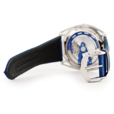 腕時計 ドゥ・ベトゥーン DE BETHUNE タイタンホーク DB27TIS3V2PS 自動巻き メンズ 新品同様 OH済 ギヨシェ ローマン ロイヤルブルー