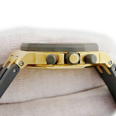 腕時計 オーデマピゲ AUDEMARS PIGUET ロイヤルオーク オフショア 25986AK.ZZ.D003CA.02 自動巻き メンズ レディース K18YG無垢 純正ダイヤ