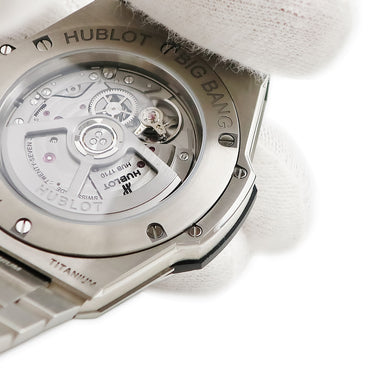 腕時計 ウブロ HUBLOT ビッグバン インテグレーテッド タイムオンリー チタニウム 456.NX.0170.NX 自動巻き メンズ デイト
