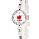腕時計 アランシルベスタイン ALAIN SILBERSTEIN ミラネーゼ 自動巻き レディース ホワイト ハート デイト ラウンド 限定