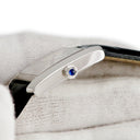 腕時計 カルティエ Cartier タンクフランセーズ LM W50011S3 自動巻き メンズ K18WG無垢 ギョウシェ ローマン 青針 デイト