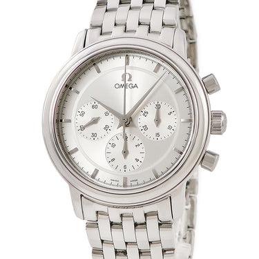 腕時計 オメガ OMEGA デ ヴィル プレステージ クロノグラフ 4540.31 手巻き メンズ シルバー スモールセコンド
