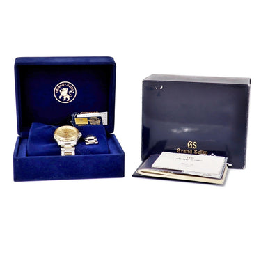 腕時計 グランドセイコー Grand Seiko SBGX036 9F62-0A70 クオーツ メンズ K18YG×SS コンビ デイト ゴールド ギョウシェ 十二角形