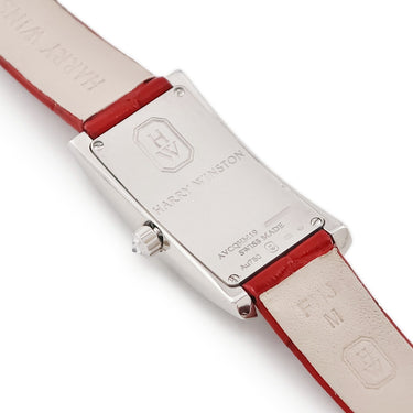 腕時計 ハリーウィンストン Harry Winston アヴェニューC AVCQHM19WW018 クオーツ レディース K18WG無垢 純正ダイヤ シェル