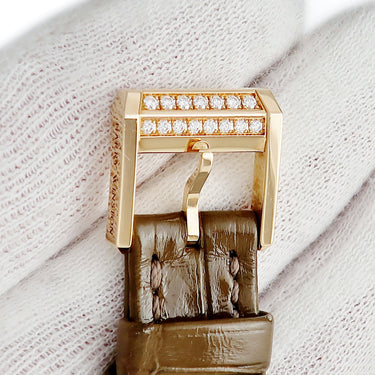 腕時計 ハリーウィンストン Harry Winston プルミエール 31mm PRNQHM31RR001 クオーツ レディース K18RG無垢 純正ダイヤ シェル バー