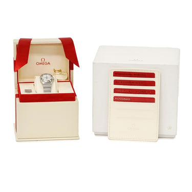 腕時計 オメガ OMEGA コンステレーション ブラッシュ プチセコンド 127.10.27.20.55.001 自動巻き レディース 新品同様 純正ダイヤ