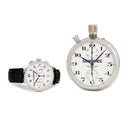 腕時計 ロンジン LONGINES オナ―＆グローリー クロノグラフ L7.894.6 自動巻き メンズ K18WG無垢 懐中時計SET 白 アラビア 限定