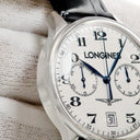 腕時計 ロンジン LONGINES オナ―＆グローリー クロノグラフ L7.894.6 自動巻き メンズ K18WG無垢 懐中時計SET 白 アラビア 限定