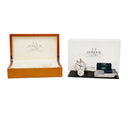 腕時計 ロンジン LONGINES オナ―＆グローリー クロノグラフ L7.894.6 自動巻き メンズ K18WG無垢 懐中時計SET 白 アラビア 限定