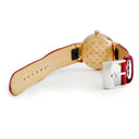 腕時計 ルイヴィトン LOUIS VUITTON タンブール Q1K07 クオーツ レディース K18PG無垢 純正ダイヤ ホワイト シェル ラウンド